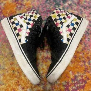 Vans Sk8-Hi 'Glitter Checkerboard' Sneakers